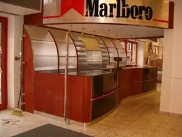 dohányáru üzletberendezés